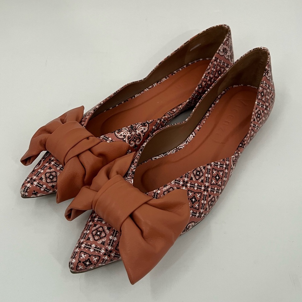 Vicenza bow d’orsay flats